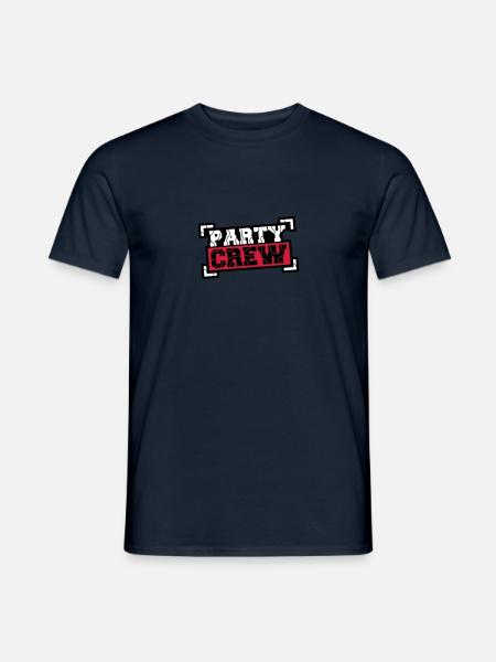 Party Crew Design - Men's T-Shirt - navy