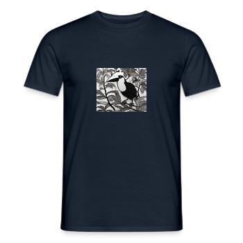 Tucan - Männer T-Shirt - Navy - Vorne - AI Model Male 178 light (178cm)