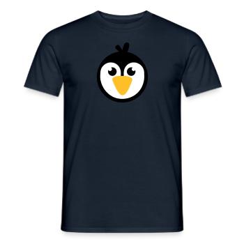 Manchot - T-shirt homme - marine - Devant - AI Model Male 178 light (178cm)