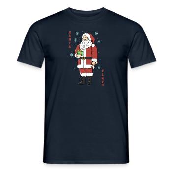 I Got Santa - Men's T-Shirt - navy - Front - AI Model Male 178 light (178cm)