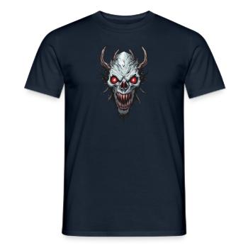 Wendigo / Evil Spirit / Possessive / Horror - Men's T-Shirt - navy - Front - AI Model Male 178 light (178cm)
