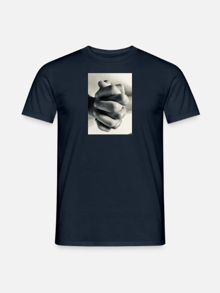 Hände - Männer T-Shirt - Navy