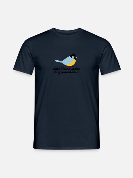 kleine Meise - Männer T-Shirt - Navy