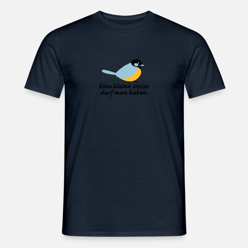 kleine Meise - Männer T-Shirt - Navy