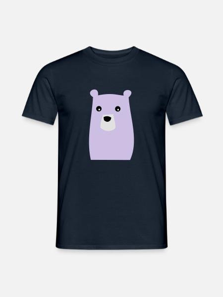 Bär - Männer T-Shirt - Navy