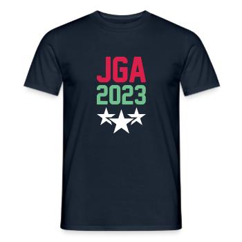 Jga 2023 Junggesellenabschied - Männer T-Shirt - Navy - Vorne - AI Model Male 178 light (178cm)