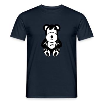 Lubrification - T-shirt homme - marine - Devant - AI Model Male 178 light (178cm)