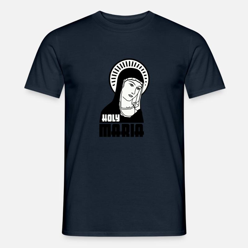 Holy Maria - Männer T-Shirt - Navy