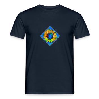 Tournesol - T-shirt homme - marine - Devant - AI Model Male 178 light (178cm)