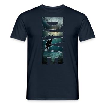 Plongée - Grand design de plongée sous-marine - T-shirt homme - marine - Devant - AI Model Male 178 light (178cm)