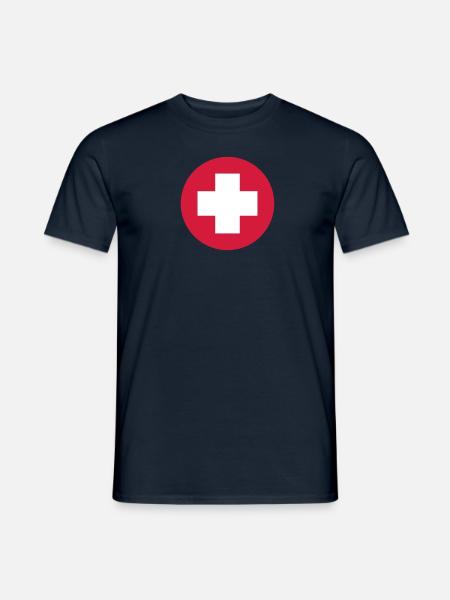 Kruis - T-shirt herr - marinblå