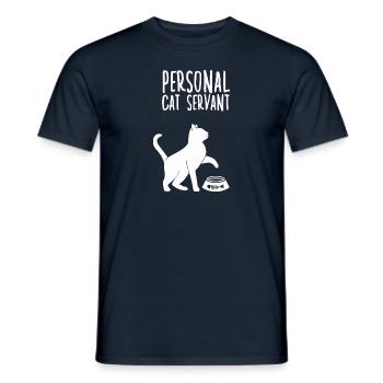 Cat Accessories Cute Cat Saying Gift Idea - Men's T-Shirt - navy - Front - AI Model Male 178 light (178cm)