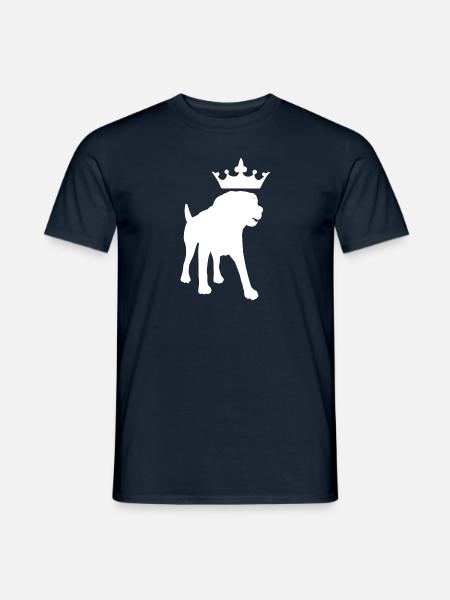 Dog Hund - Männer T-Shirt - Navy