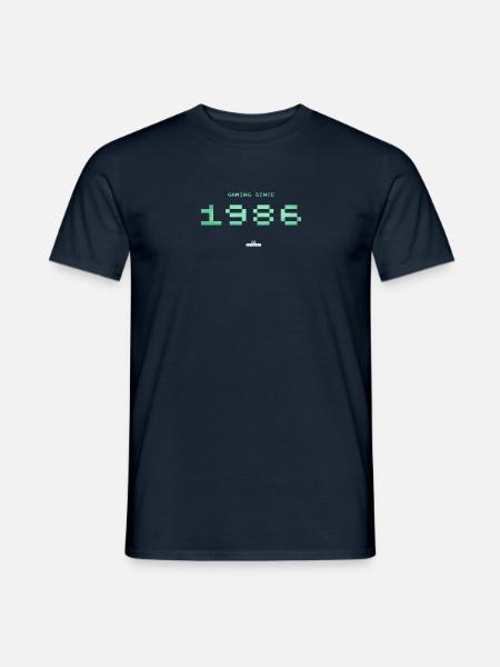 Infinite gameplay 1986 - Men's T-Shirt - navy