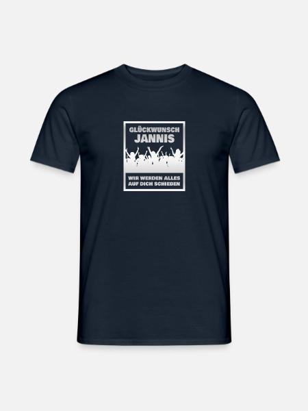 Geschenk für Jannis - Männer T-Shirt - Navy