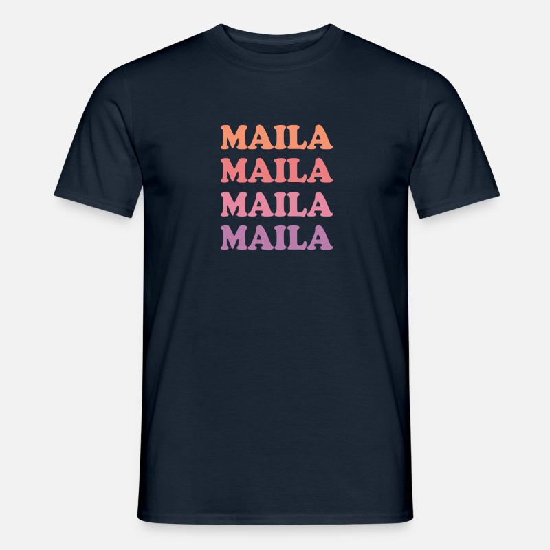 Name Maila - Männer T-Shirt - Navy