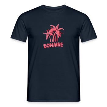 Gift for Bonaire - Men's T-Shirt - navy - Front - AI Model Male 178 light (178cm)