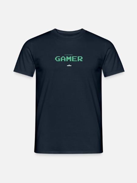 Infinite gameplay oldschool gamer - Männer T-Shirt - Navy