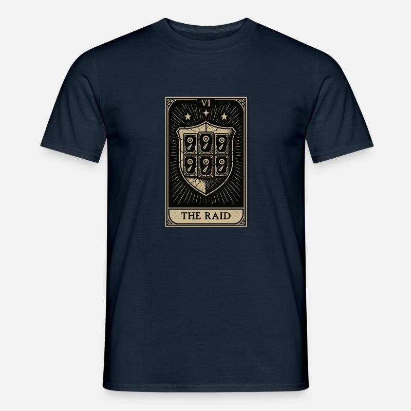 Tarot Datahoarding: Der RAID-Schutz - Männer T-Shirt - Navy
