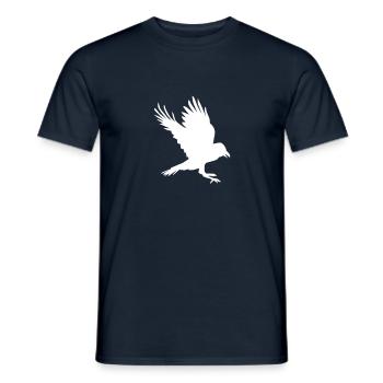 Rabe Flattert - Männer T-Shirt - Navy - Vorne - AI Model Male 178 light (178cm)
