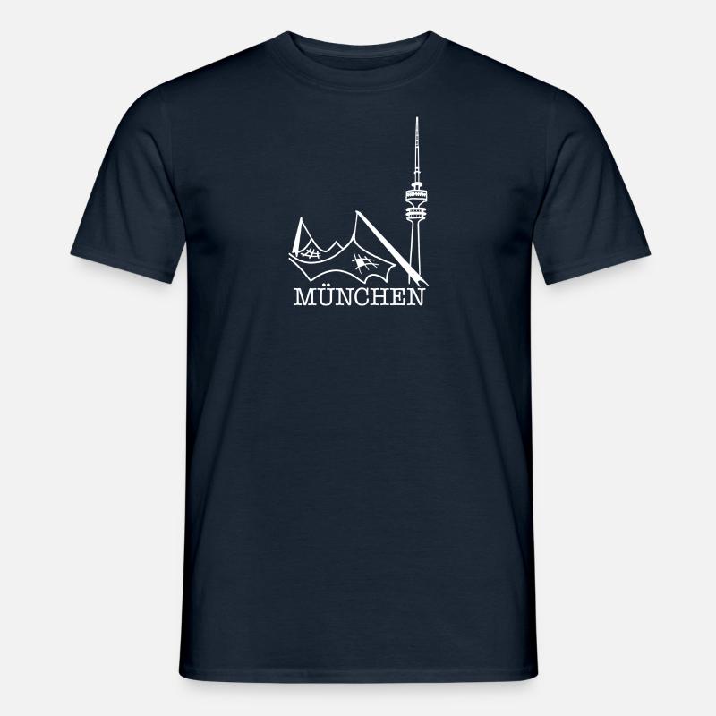 München - Männer T-Shirt - Navy