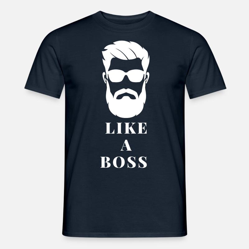 Like a Boss - Männer T-Shirt - Navy