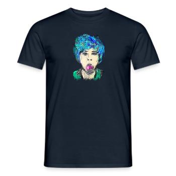 Punk, Punk is not, dead, Punks,rock,Punkrock,kelly - Männer T-Shirt - Navy - Vorne - AI Model Male 178 light (178cm)
