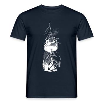 Sailor Ahoy! - T-shirt homme - marine - Devant - AI Model Male 178 light (178cm)
