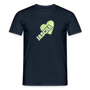 Gold Jascha - Männer T-Shirt - Navy - Vorne - AI Model Male 178 light (178cm)