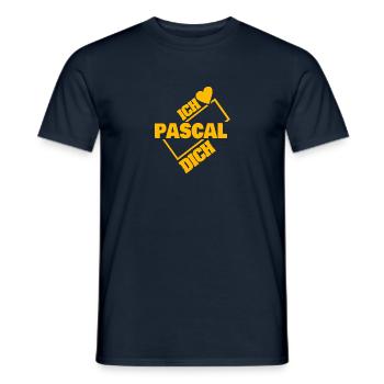 Geschenk für Pascal - Männer T-Shirt - Navy - Vorne - AI Model Male 178 light (178cm)