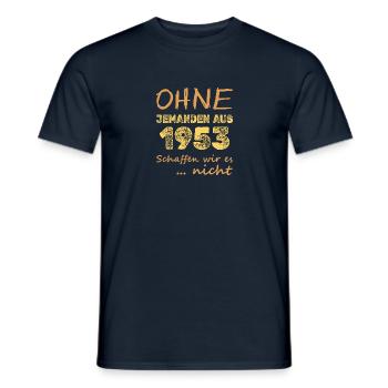 es 1953 - Männer T-Shirt - Navy - Vorne - AI Model Male 178 light (178cm)