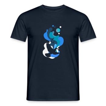 Dove Dove of Peace Dove Egg - Men's T-Shirt - navy - Front - AI Model Male 178 light (178cm)