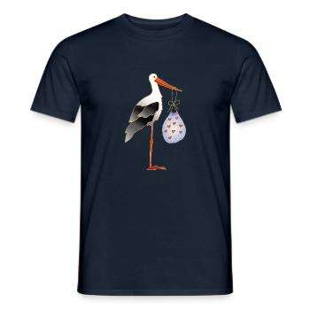 Wagen - Männer T-Shirt - Navy - Vorne - AI Model Male 178 light (178cm)