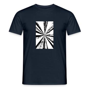 white and black angels design - Männer T-Shirt - Navy - Vorne - AI Model Male 178 light (178cm)