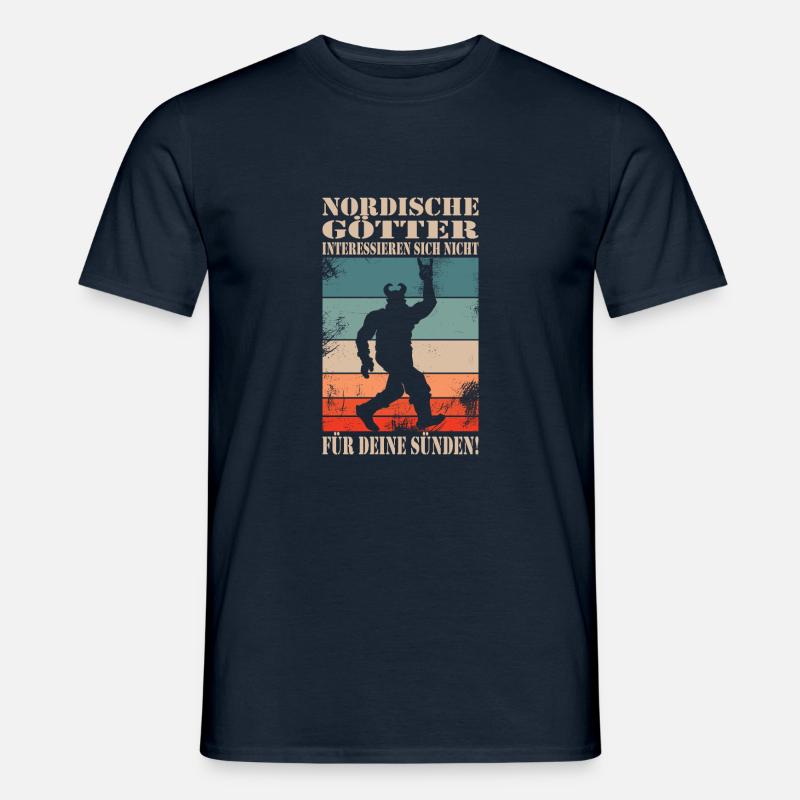 Wikinger - Männer T-Shirt - Navy