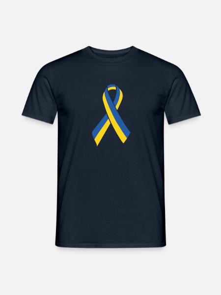 Ukraine - Solidarität - Männer T-Shirt - Navy