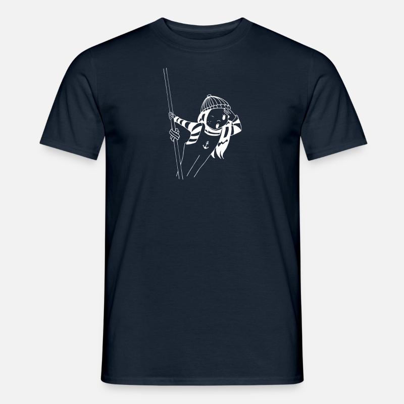 Matrose das Mädchen - Männer T-Shirt - Navy