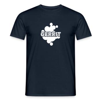 Geschenk Gerrit - Männer T-Shirt - Navy - Vorne - AI Model Male 178 light (178cm)