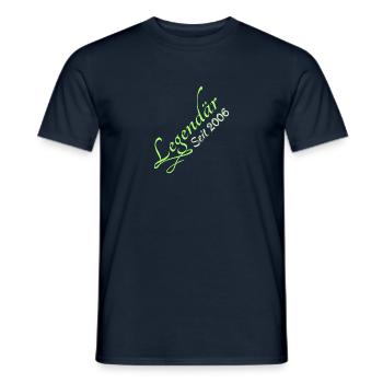 2006 - Männer T-Shirt - Navy - Vorne - AI Model Male 178 light (178cm)