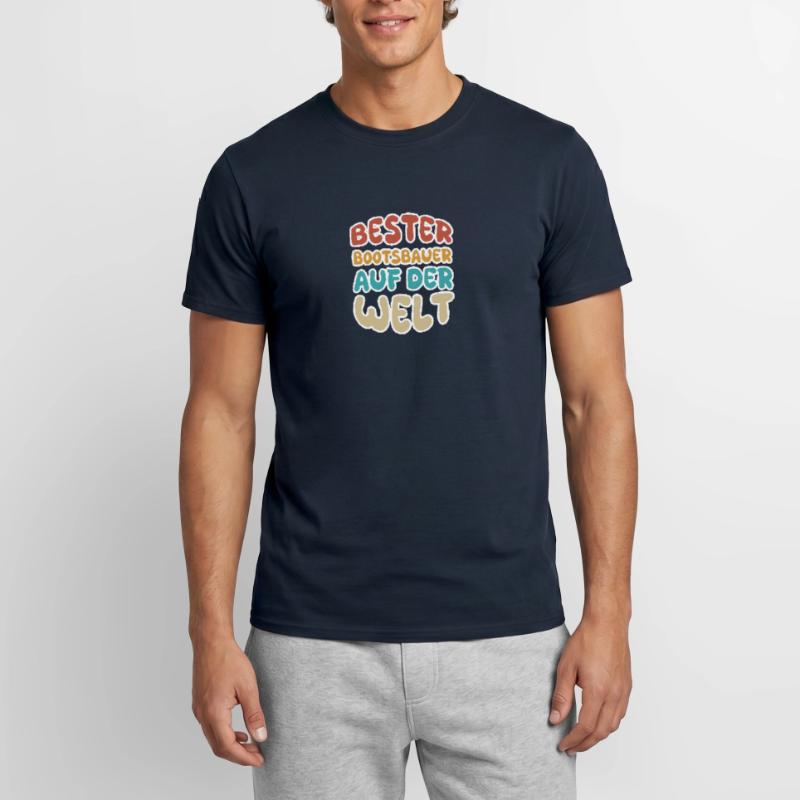 Les constructeurs de bateaux comme vocation T-shirt homme