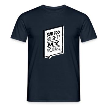 Celestial Gift Earth Astronomy Stuff Couleurs Citation - T-shirt homme - marine - Devant - AI Model Male 178 light (178cm)