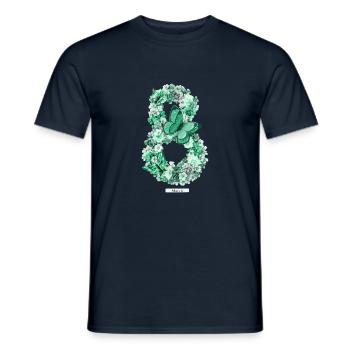 Women's Power March 8 GirlPower Female Feminism - Men's T-Shirt - navy - Front - AI Model Male 178 light (178cm)