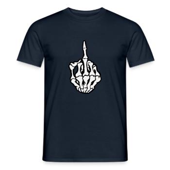 Crâne majeur - T-shirt homme - marine - Devant - AI Model Male 178 light (178cm)