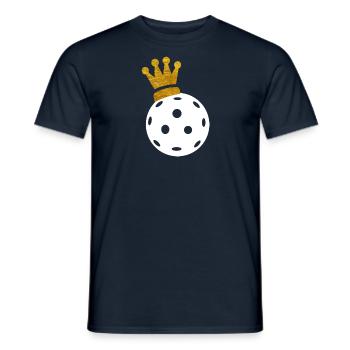 Couronne de pickleball pour le roi et les reines - T-shirt homme - marine - Devant - AI Model Male 178 light (178cm)