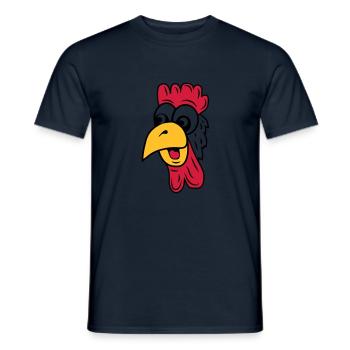 hahn - Men's T-Shirt - navy - Front - AI Model Male 178 light (178cm)