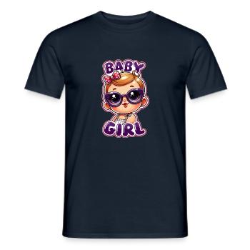 Bébé - T-shirt homme - marine - Devant - AI Model Male 178 light (178cm)