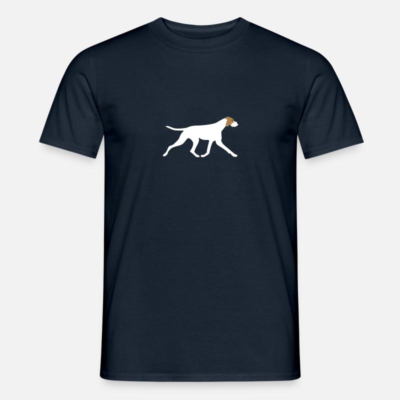 Pointer - Männer T-Shirt - Navy