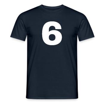 6 - T-shirt homme - marine - Devant - AI Model Male 178 light (178cm)