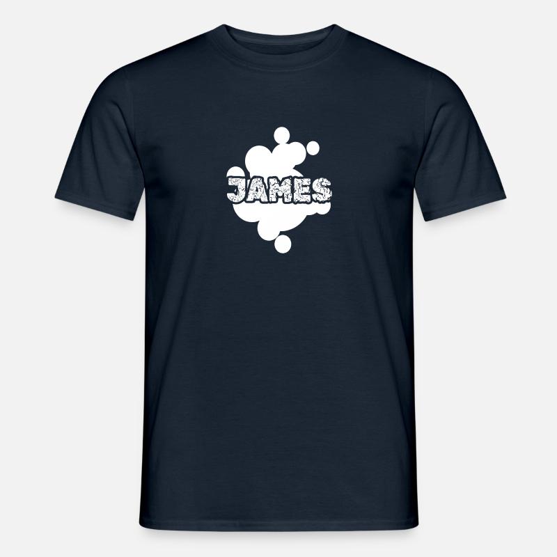 Geschenk James - Männer T-Shirt - Navy