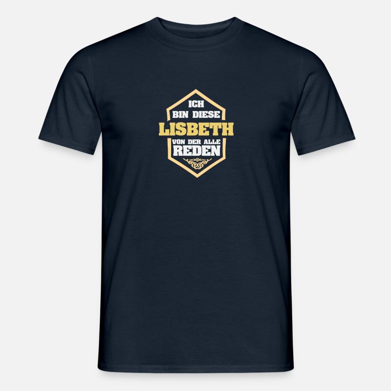 Lisbeth - Männer T-Shirt - Navy